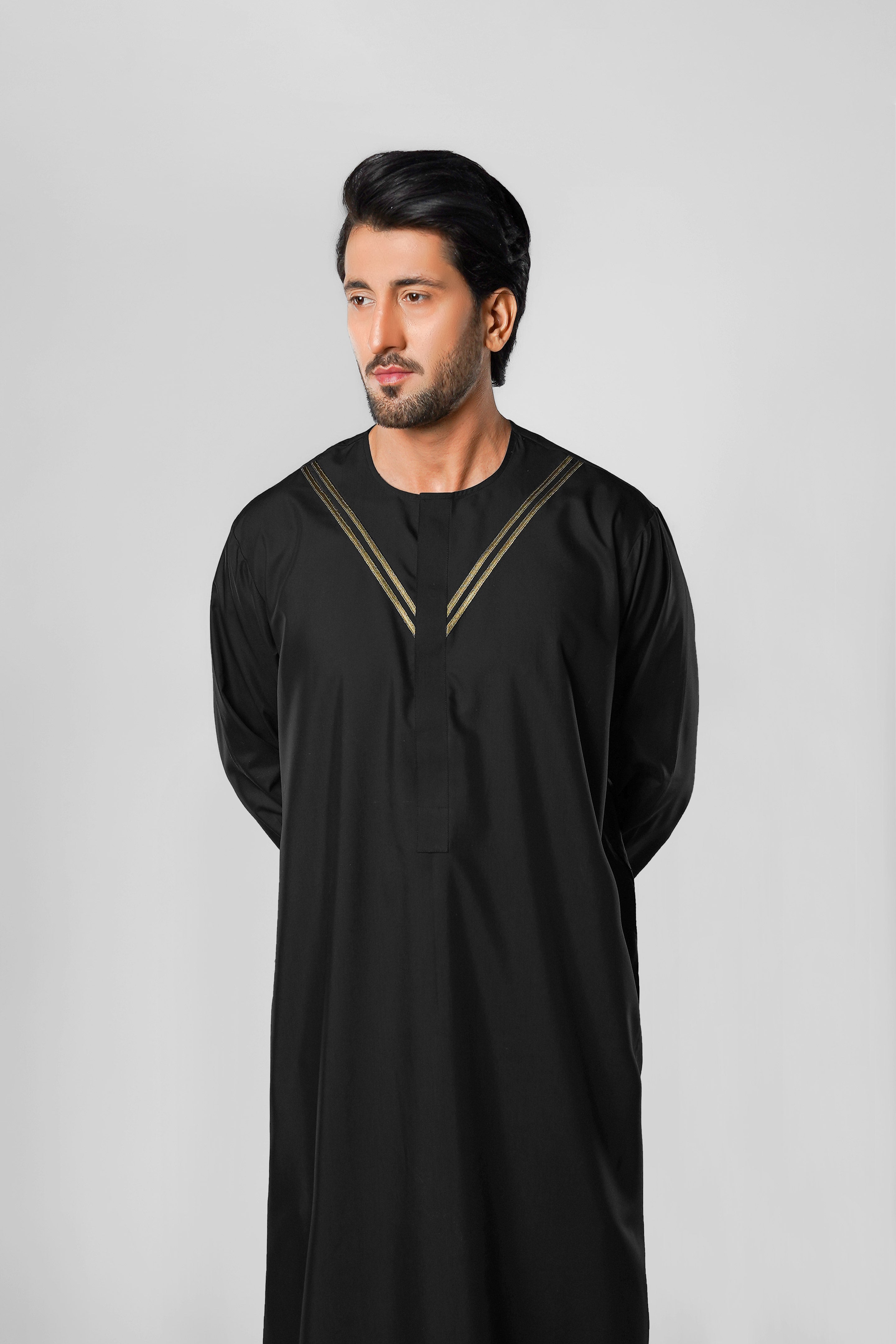 Black Dishdasha for Men Online in UK