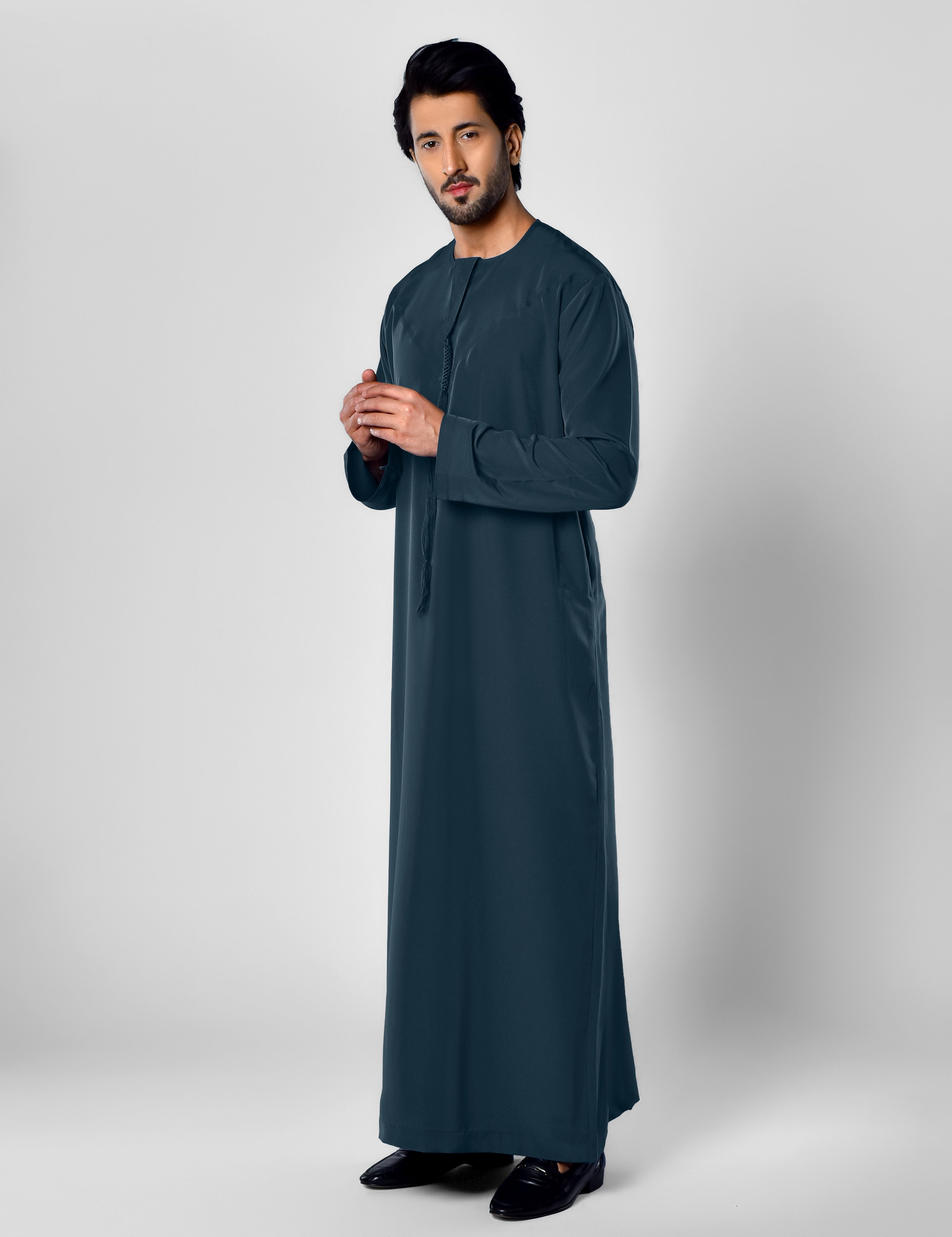 Deep Teal Emirati Thobe for Men in UK