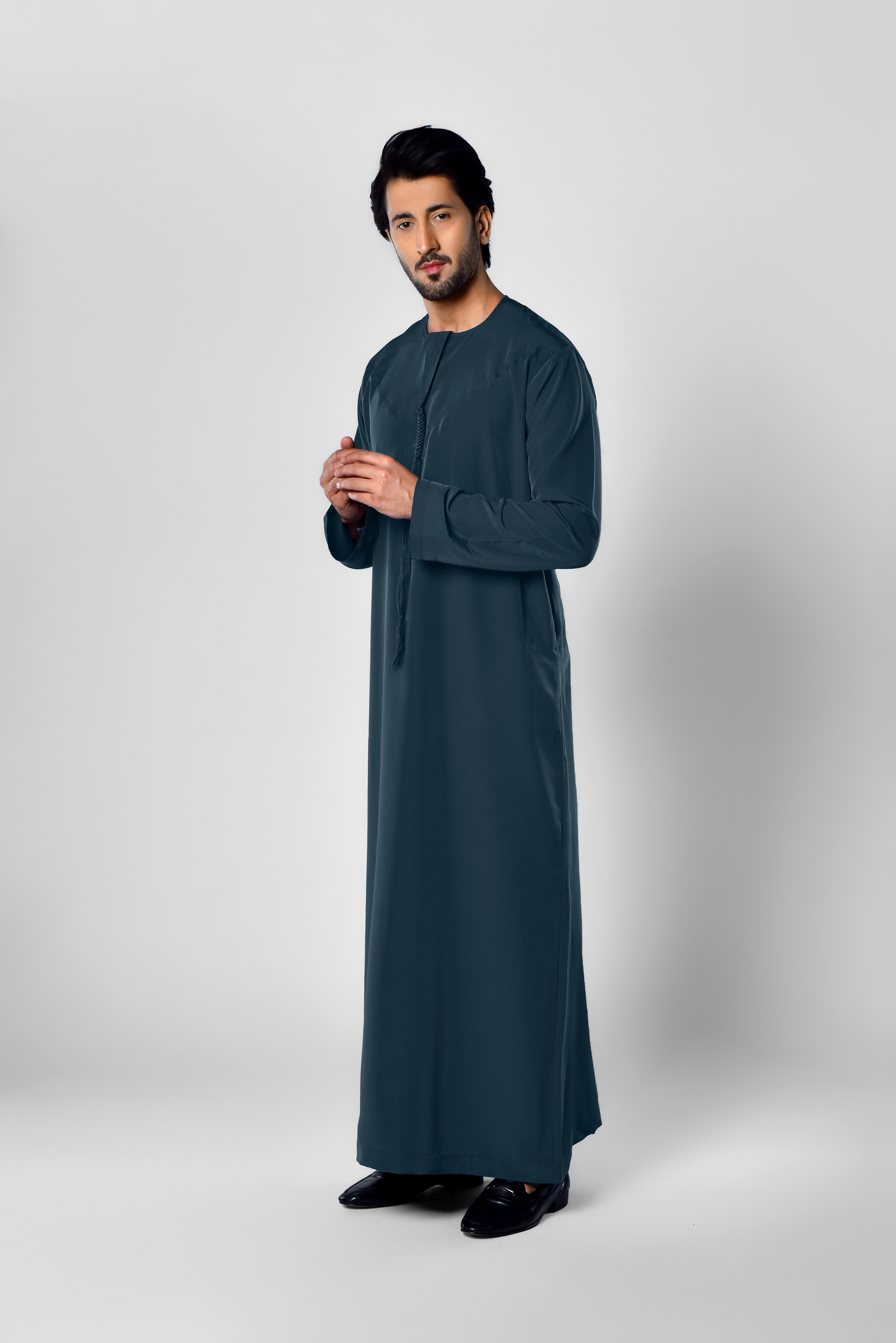 Deep Teal Emirati Thobe for Men in UK
