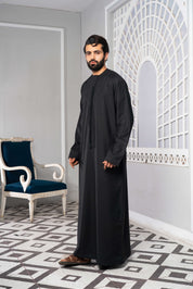 Kids Black Emirati Thobe