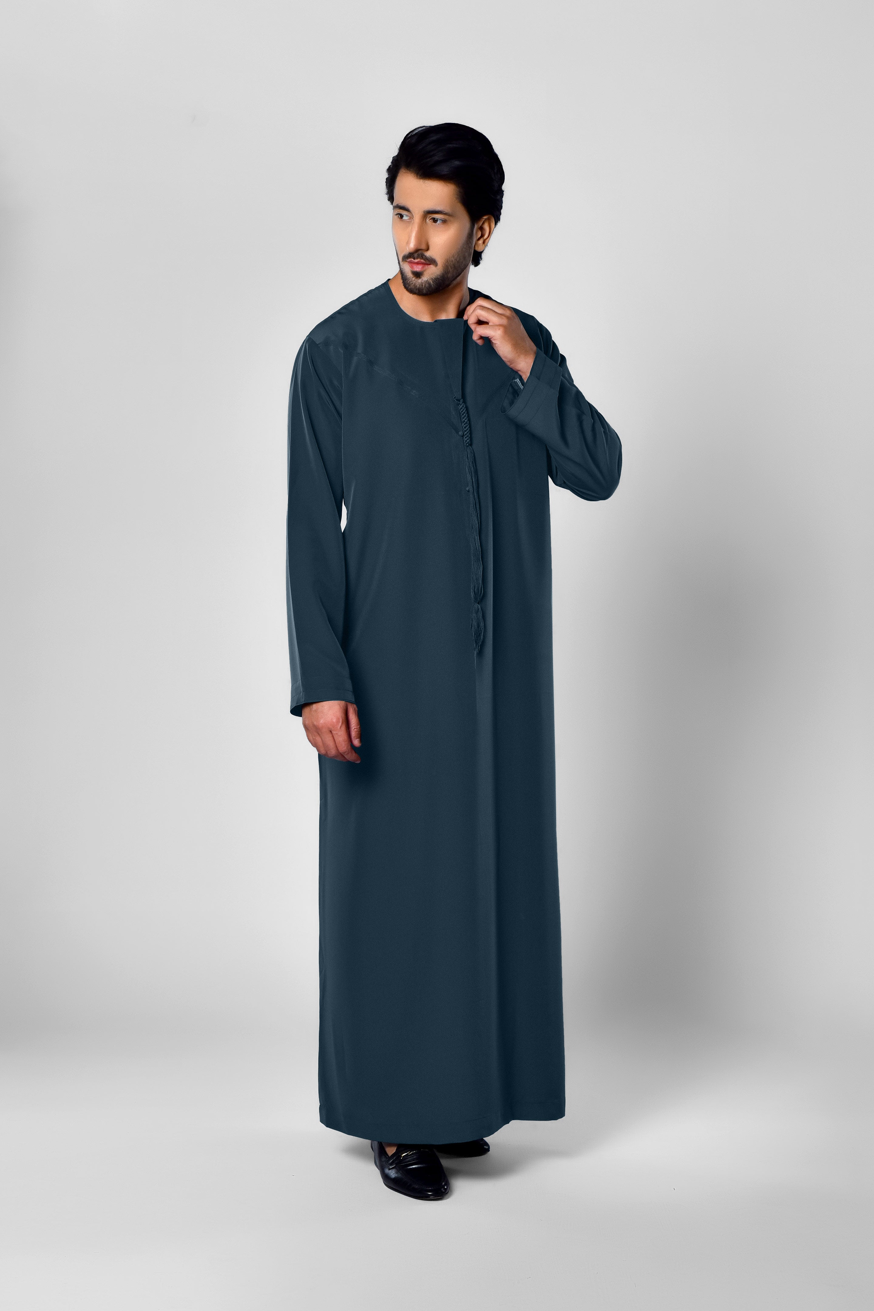 Kids Deep Teal Green Emirati Thobe