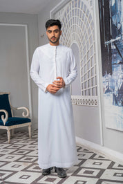 Kids White Emirati Jubba