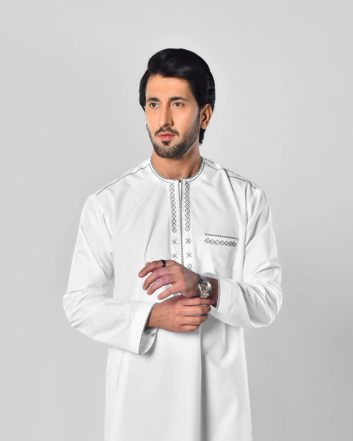 Men's White Thobe