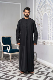 Mens Black Emirati Thobe