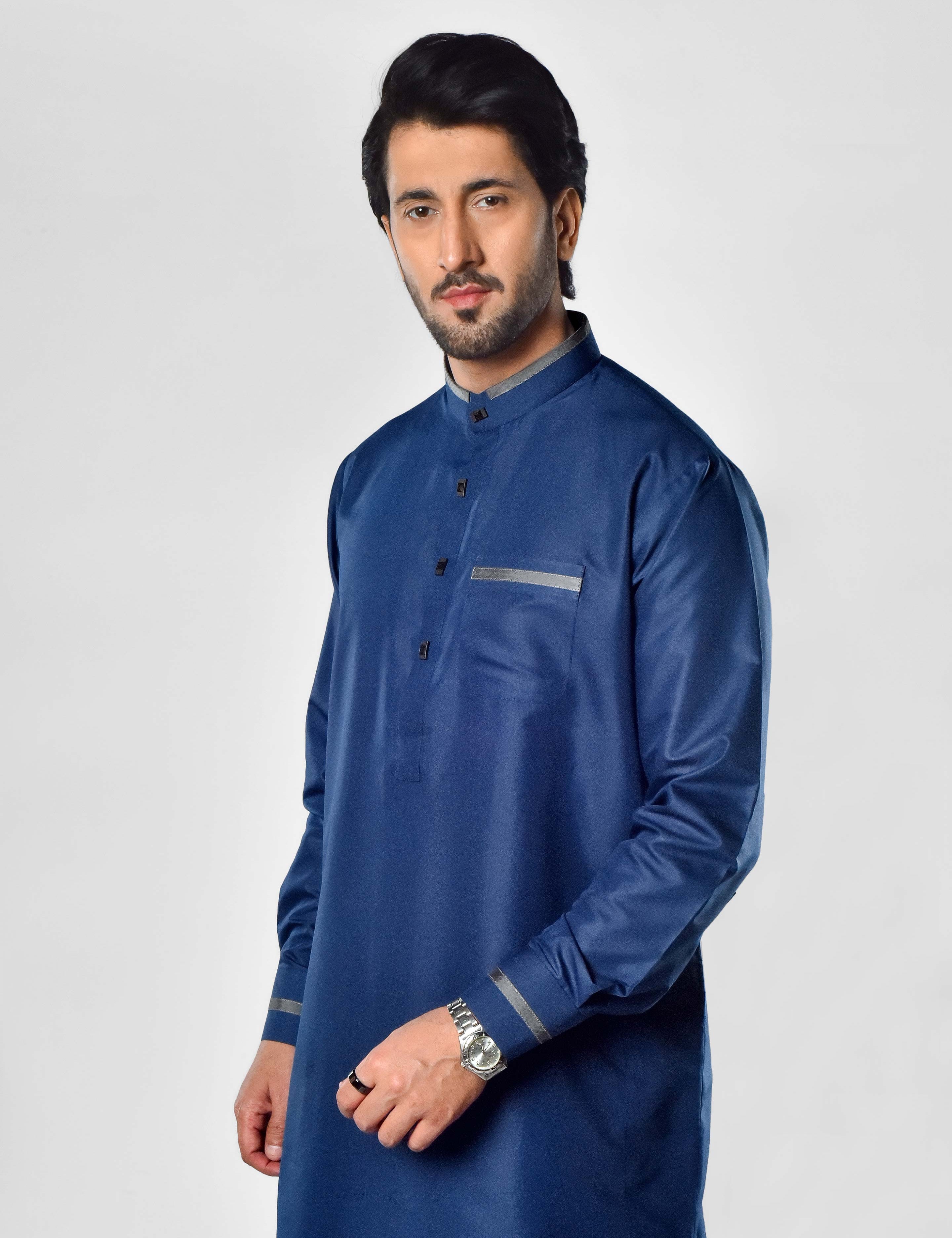 Mens Navy Blue Thobe in UK