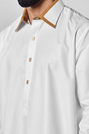 Stylish White Dishdasha for Men in UK