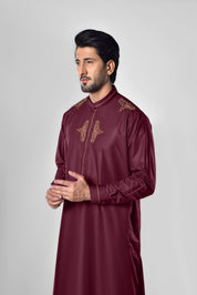 Wedding Maroon Jubba